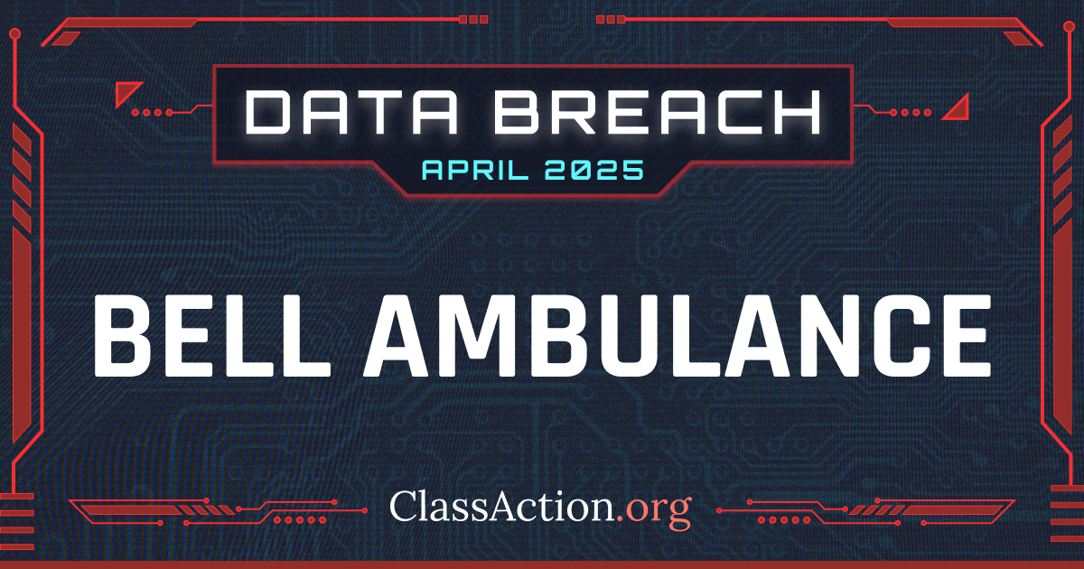 $2M Bell Ambulance data breach class action settlement