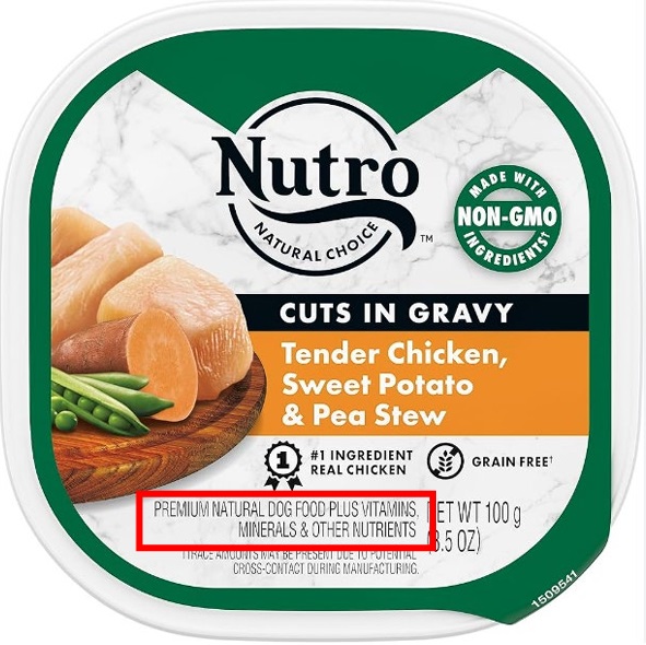 Nutro hit with class action over ‘no artificial preservatives’ claim on dog food